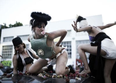 Performing for La Pocha Nostra